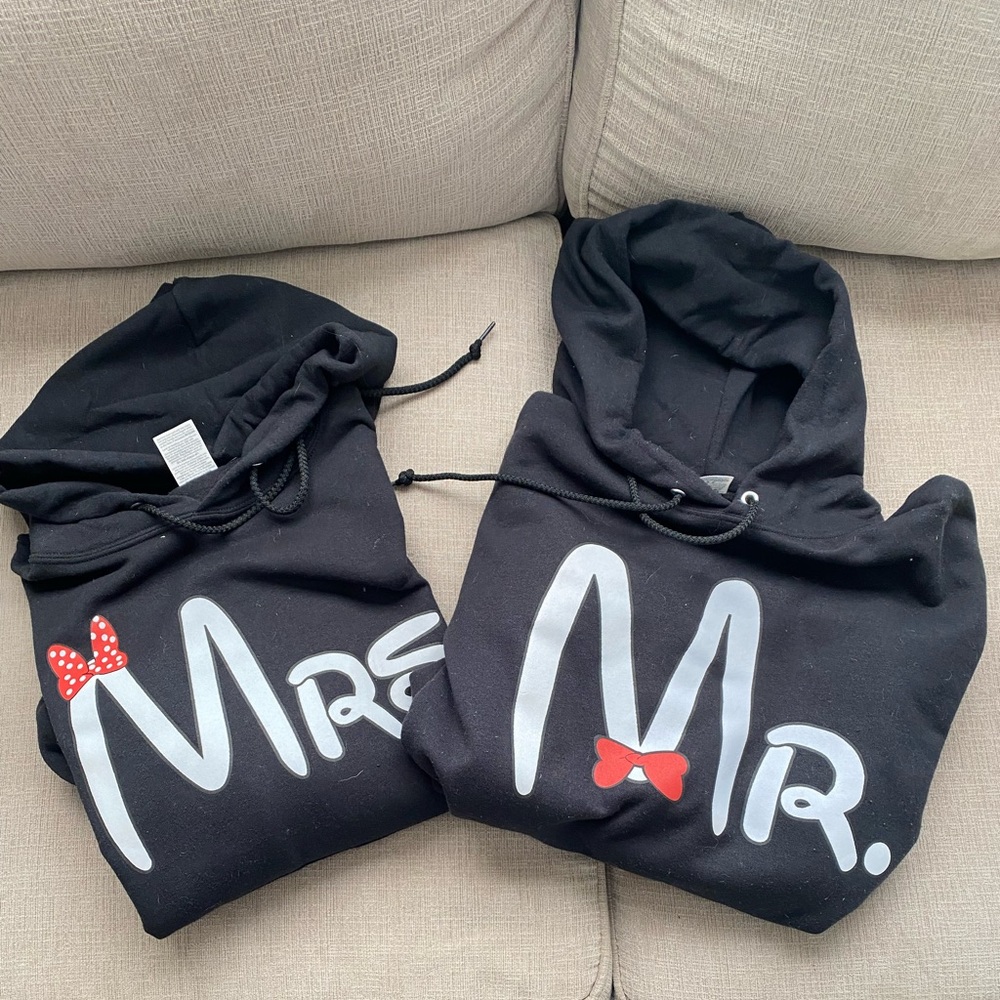 Me. & Mrs. Mickey sweatshirts